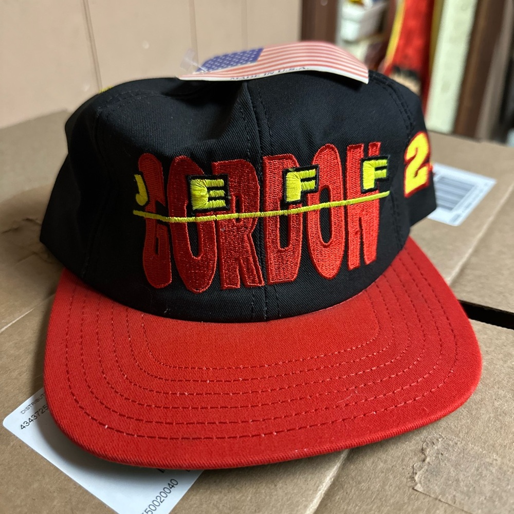 NWT Jeff Gordon #24 Snapback Hat Cap Vintage 90's Winston Cup USA NASCAR